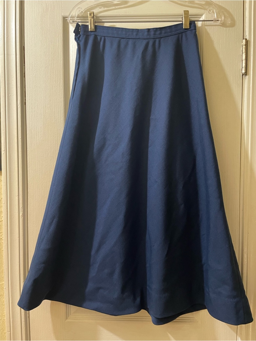Classic Navy A-Line Skirt - Women